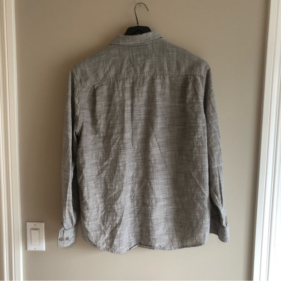 Weatherproof Vintage - Grey Denim Style Button Down Shirt - X-LARGE - Picture 7 of 13